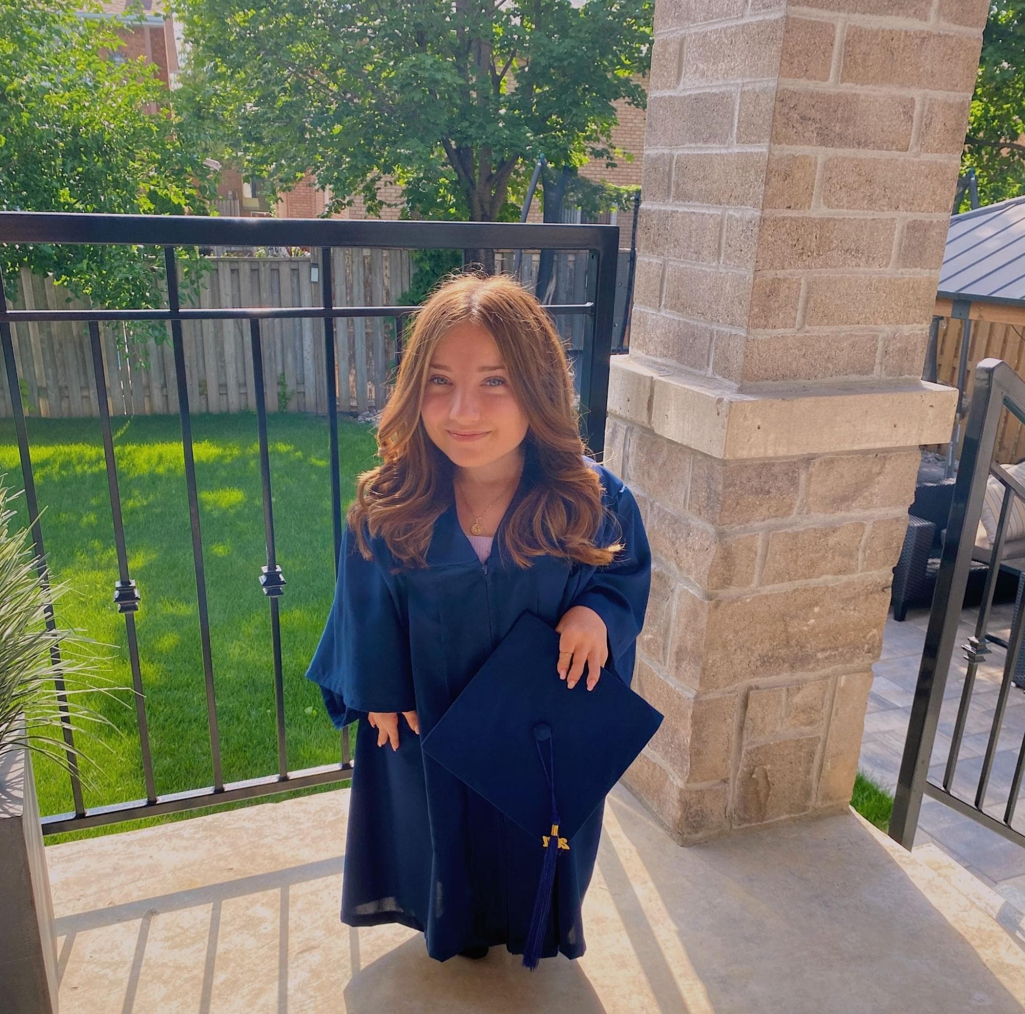 Isabella starting her undergraduate degree at the University of Guelph
